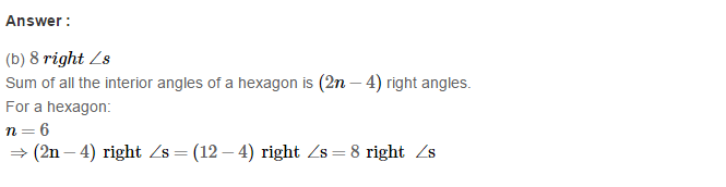 RS Aggarwal Solutions for Class 8 Maths Chapter 14–Polygons Ex 14B Q12