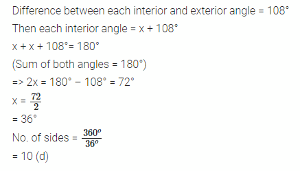 RS Aggarwal Solutions for Class 8 Maths Chapter 14–Polygons Ex 14B Q14