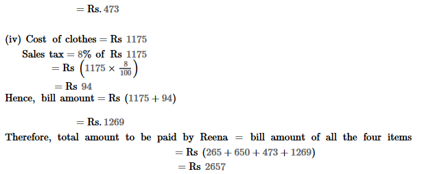 RS Aggarwal Solutions for Class 8 Maths Chapter 10–Profit and Loss Ex 10C Q2