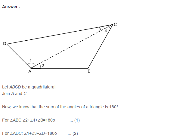 RS Aggarwal Solutions for Class 8 Maths Chapter 15–Quadrilaterals Q3