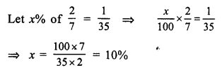 RS Aggarwal Solutions for Class 7 Maths Chapter 10–Percentage Ex 10B Question 5