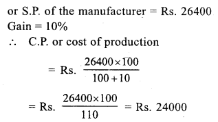 RS Aggarwal Solutions for Class 7 Maths Chapter 11–Profit and Loss Ex 11A Question 19