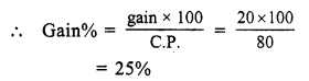 RS Aggarwal Solutions for Class 7 Maths Chapter 11–Profit and Loss Ex 11B Question 1