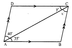 RS Aggarwal Solutions for Class 7 Maths Chapter 14–Properties of Parallel Lines Question 13