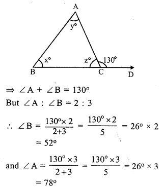 RS Aggarwal Solutions for Class 7 Maths Chapter 15–Properties of Triangles Ex 15B Question 8