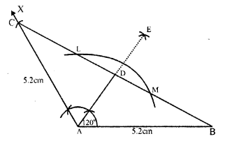RS Aggarwal Solutions for Class 7 Maths Chapter 17–Constructions Ex 17B Question 7