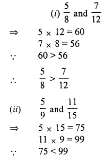 RS Aggarwal Solutions for Class 7 Maths Chapter 2–Fractions Ex 2A Question 1