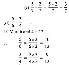 RS Aggarwal Solutions for Class 7 Maths Chapter 2–Fractions Ex 2A Question 6