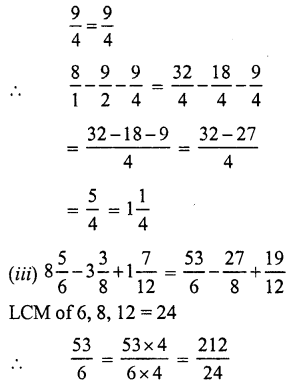 RS Aggarwal Solutions for Class 7 Maths Chapter 2–Fractions Ex 2A Question 7