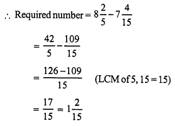 RS Aggarwal Solutions for Class 7 Maths Chapter 2–Fractions Ex 2A Question 12