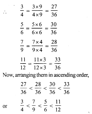 RS Aggarwal Solutions for Class 7 Maths Chapter 2–Fractions Ex 2A Question 2