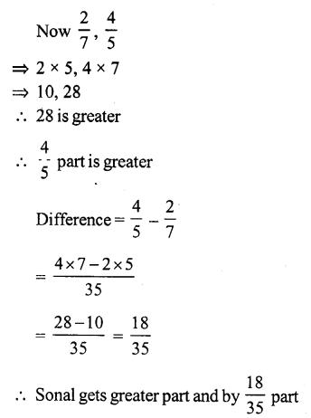 RS Aggarwal Solutions for Class 7 Maths Chapter 2–Fractions Ex 2A Question 4