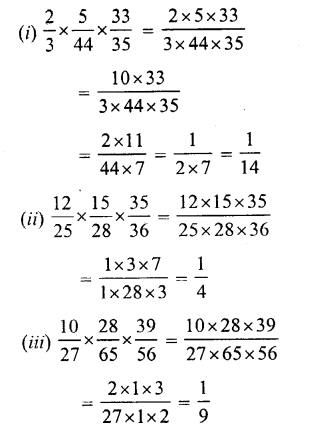 RS Aggarwal Solutions for Class 7 Maths Chapter 2–Fractions Ex 2B Question 2