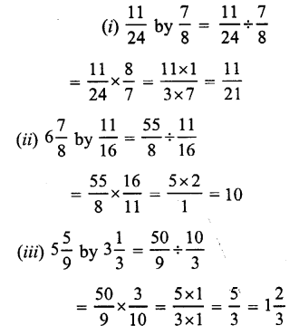 RS Aggarwal Solutions for Class 7 Maths Chapter 2–Fractions Ex 2C Question 3