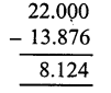 RS Aggarwal Solutions for Class 7 Maths Chapter 3–Decimals Ex 3B Question 11