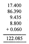 RS Aggarwal Solutions for Class 7 Maths Chapter 3–Decimals Ex 3B Question 4