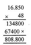 RS Aggarwal Solutions for Class 7 Maths Chapter 3–Decimals Ex 3C Question 15