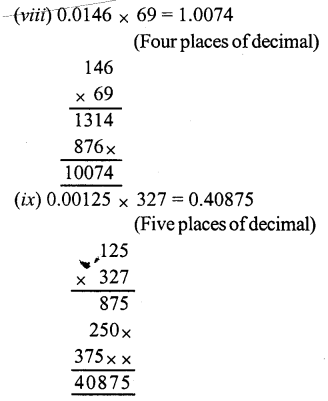 RS Aggarwal Solutions for Class 7 Maths Chapter 3–Decimals Ex 3C Question 4