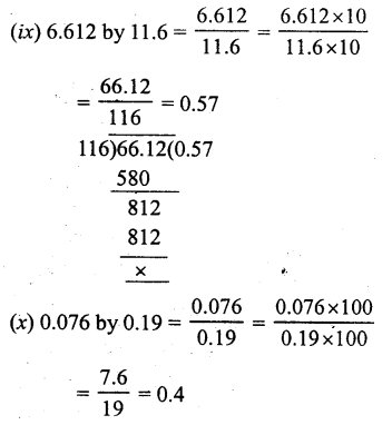 RS Aggarwal Solutions for Class 7 Maths Chapter 3–Decimals Ex 3D Question 7