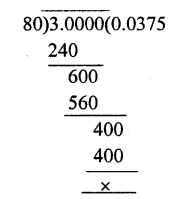 RS Aggarwal Solutions for Class 7 Maths Chapter 3–Decimals Ex 3D Question 7