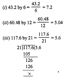 RS Aggarwal Solutions for Class 7 Maths Chapter 3–Decimals Ex 3D Question 5