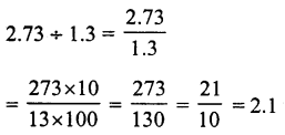 RS Aggarwal Solutions for Class 7 Maths Chapter 3–Decimals Ex 3E Question 19
