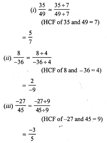 RS Aggarwal Solutions for Class 7 Maths Chapter 4–Rational Numbers Ex 4A Question 17