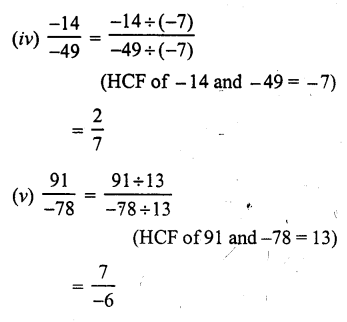RS Aggarwal Solutions for Class 7 Maths Chapter 4–Rational Numbers Ex 4A Question 17