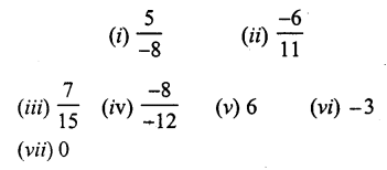 RS Aggarwal Solutions for Class 7 Maths Chapter 4–Rational Numbers Ex 4A Question 2