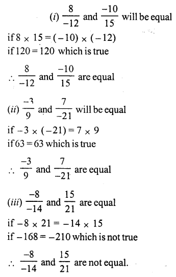 RS Aggarwal Solutions for Class 7 Maths Chapter 4–Rational Numbers Ex 4A Question 21