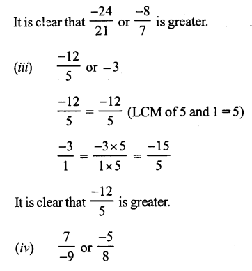 RS Aggarwal Solutions for Class 7 Maths Chapter 4–Rational Numbers Ex 4B Question 3