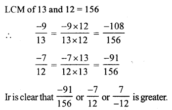 RS Aggarwal Solutions for Class 7 Maths Chapter 4–Rational Numbers Ex 4B Question 3