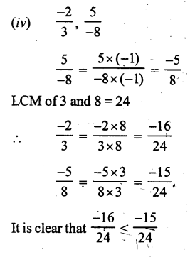 RS Aggarwal Solutions for Class 7 Maths Chapter 4–Rational Numbers Ex 4B Question 4
