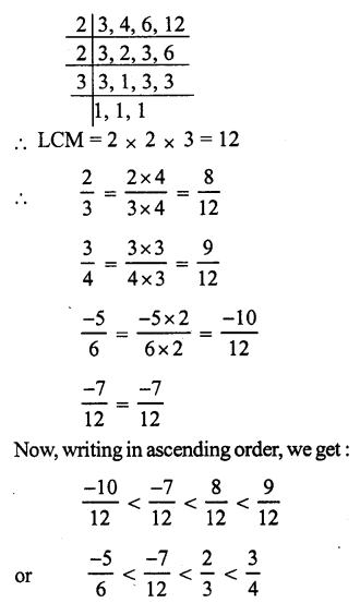 RS Aggarwal Solutions for Class 7 Maths Chapter 4–Rational Numbers Ex 4B Question 5