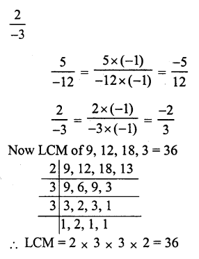 RS Aggarwal Solutions for Class 7 Maths Chapter 4–Rational Numbers Ex 4B Question 6