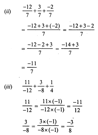 RS Aggarwal Solutions for Class 7 Maths Chapter 4–Rational Numbers Ex 4C Question 3