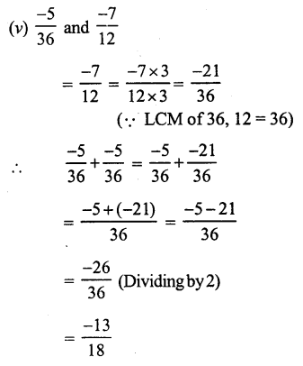 RS Aggarwal Solutions for Class 7 Maths Chapter 4–Rational Numbers Ex 4C Question 2