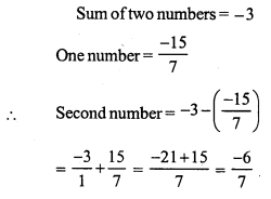 RS Aggarwal Solutions for Class 7 Maths Chapter 4–Rational Numbers Ex 4D Question 7