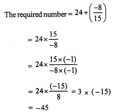 RS Aggarwal Solutions for Class 7 Maths Chapter 4–Rational Numbers Ex 4F Question 6