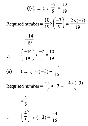 RS Aggarwal Solutions for Class 7 Maths Chapter 4–Rational Numbers Ex 4F Question 3