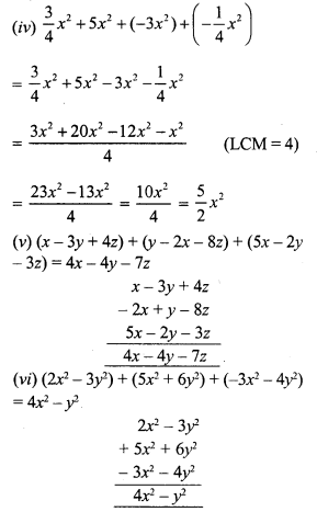 RS Aggarwal Solutions for Class 7 Maths Chapter 6–Algebraic Expressions Ex 6A Question 1