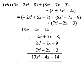 RS Aggarwal Solutions for Class 7 Maths Chapter 6–Algebraic Expressions Ex 6A Question 1