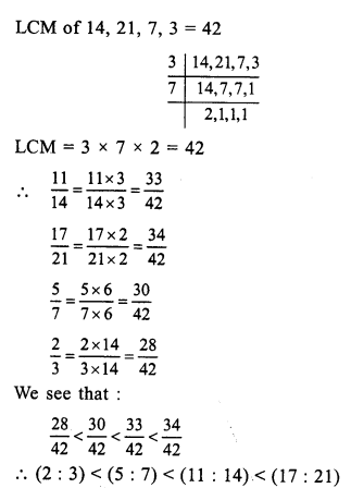 RS Aggarwal Solutions for Class 7 Maths Chapter 8–Ratio and Proportion  Ex 8A Question 25