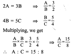 RS Aggarwal Solutions for Class 7 Maths Chapter 8–Ratio and Proportion  Ex 8C Question 3
