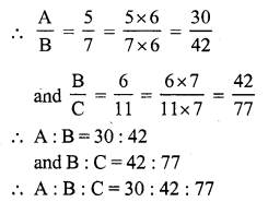 RS Aggarwal Solutions for Class 7 Maths Chapter 8–Ratio and Proportion  Ex 8C Question 6