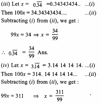 RS Aggarwal Solutions for Class 9 Maths Chapter 1–Real Numbers Ex 1B Question 3
