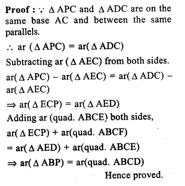 RS Aggarwal Solutions for Class 9 Maths Chapter 10–Area Question 13