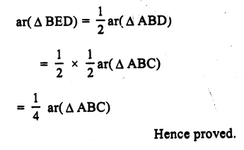 RS Aggarwal Solutions for Class 9 Maths Chapter 10–Area Question 17