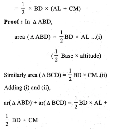 RS Aggarwal Solutions for Class 9 Maths Chapter 10–Area Question 7