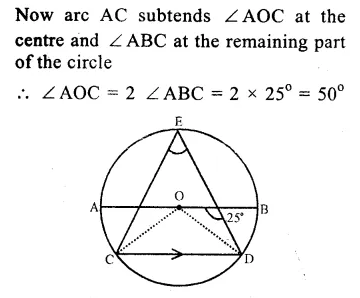 RS Aggarwal Solutions for Class 9 Maths Chapter 11–Circle Ex 11B Question 8
